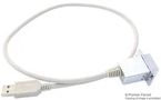 USB CABLE, 2.0 A RCPT-PLUG, 610MM, GREY ECF504-24AAS