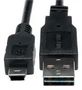 USB CABLE, 2.0 TYPE A-MINI B PLUG, 1FT UR030-001
