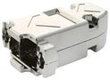 D SUB COVER, 180 DEG, SIZE DE, ABS SPC14987