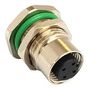 SENSOR CONN, M12, PLUG, 4POS, PANEL PXMBNI12RPF04APCPG9