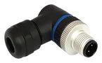 SENSOR CONN, M12, RCPT, 4POS, CABLE PXPPAM12RAM04ASTPG9