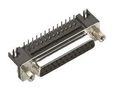 D-SUB CONN, RCPT, 25POS, TH 09683537612