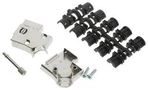 D SUB BACKSHELL, 45DEG, SIZE DE 09670090333