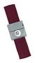 ADJUSTABLE WRISTBAND, BURGUNDY, SNAP 2204