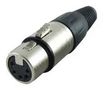 CONNECTOR, XLR MIC, RCPT, 5POS, CABLE PS000020