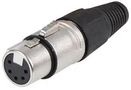 CONNECTOR, XLR AUDIO, PLUG, 5POS, CABLE FC6165
