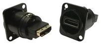 HDMI ADAPTER, RCPT-RCPT, PANEL, BLACK CP30122