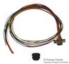 CABLE, 9POS, MICRO D RCPT-FREE END, 18" MWDM2L-9S-6E5-18B