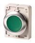 SWITCH ACTUATOR, 30MM ILLUM PB, GREEN M30C-FDRL-G