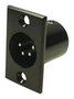 CONNECTOR, XLR, JACK, 4POS, PANEL FC6126