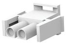 PLUG HOUSING, 2POS, NYLON 6/6, NATURAL 1-1703061-2