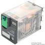 MINIATURE RELAY, DPDT, 12A, 110V, SOCKET RXM2AB2FD