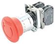 EMERGENCY STOP SWITCH, DPST-NC, 120VAC XB4BS8444