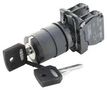 KEY SWITCH, DPST-NO, 6A, 120VAC XB5AG33