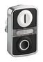 SWITCH HEAD, WHITE-I/BLACK-O, PB SWITCH ZB4BW7A1721