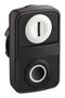 SWITCH HEAD, WHITE-I/BLACK-O, PB SWITCH ZB5AA7121