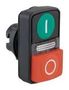 SWITCH HEAD, GREEN-I/RED-O, PB SWITCH ZB5AW7L3741