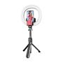 Selfie stick/ tripod Puluz with LED light ring, Puluz TBD0595696701A