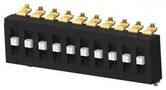 DIP SWITCH, 10POS, SP3T, SLIDE, SMD TDS10SGNNTU04
