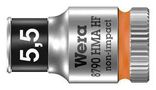 HEX SOCKET, AF 5.5MM, 6.35MM DRIVE 8790 5.5