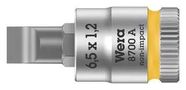 BIT SOCKET, SLOTTED, 1.2X6.5MM, 28MM 8700 1.2 X 6.5MM