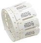 CABLE MARKER, PO, 12.7MM X 50.8MM, WHITE CM-SCE-TP-1/2-6H-9