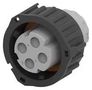 CIRCULAR CONNECTOR, PLUG, 4POS, CABLE 2-967325-1