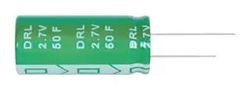 CAP, 50F, 2.7V, DOUBLE LAYER, RADIAL DRL506S0TL40RRDAP