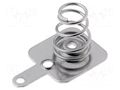 Spring contact; AA,AAA,R3,R6; Batt.no: 1; soldered KEYSTONE KEYS5201