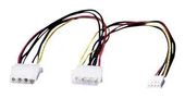 POWER CABLE, HDD PLUG-HDD+FDD SKT, 300MM 11.03.1010