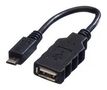 USB CABLE, A RCPT-MICRO B PLUG, 0.15M 11.02.8311