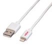 USB CABLE, A PLUG-LIGHT CONN, 0.15M, BLU 11.02.8326
