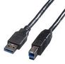 USB CABLE, 3.0 A-B PLUG, 0.8M, BLK 11.02.8869