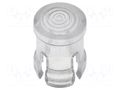 LED lens; round; transparent; lowprofile; 3mm KEYSTONE KEYS8659