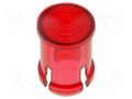 LED lens; round; red; lowprofile; 5mm KEYSTONE KEYS8668