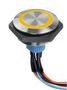 ILLUM PB SW, SPDT, 1A, 30VDC, WIRE LEAD AV5912F102074BK