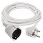 Extension Cord 3 m / 1 sockets / white / PVC / 1,5 mm2, EMOS P0123R 8592920064474