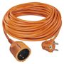 Extension Cord 30 m / 1 sockets / orange / PVC / 1,5 mm2, EMOS P01230R 8592920107386
