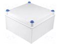 Enclosure: multipurpose; X: 300mm; Y: 300mm; Z: 170mm; QUICK; grey FIBOX CABPCQ303017G