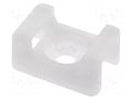 Holder; screw; polyamide; natural; B: 5mm; H: 9mm; L: 23mm; T: 9mm KSS WIRING HC-2S