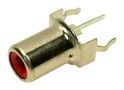 RCA CONNECTOR, JACK, 1POS, 8.3MM, RED FC68401