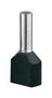 TERMINAL, WIRE FERRULE, 16AWG, BLACK 3200823