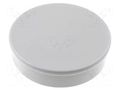 Magnet: permanent; neodymium; 14N; Ø: 25mm; H: 8.5mm; plastic ELESA+GANTER GN53.1-ND-25-GR