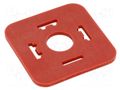 Flat gasket; silicone HIRSCHMANN GDM3-17MPQ