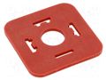Flat gasket; silicone HIRSCHMANN GDM3-17MPQ