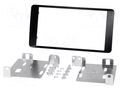 Radio frame; Mitsubishi; 2 DIN; matt black PER.PIC. RAM-40.486