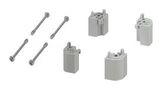ADAPTER, PC, GREY, HOUSING HALF SHELL 2203399