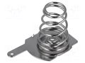 Spring contact; D,R20; Batt.no: 1; soldered KEYSTONE KEYS5251