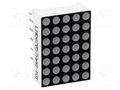Display: LED; matrix; 5x7; green; 6mcd; cathode; 17.8x12.7mm WENRUN LMD07057AAG-101