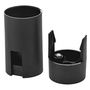 Lamp Holder for E14 bulb, plastic 1253-030, black, EMOS A2905 8595108200022